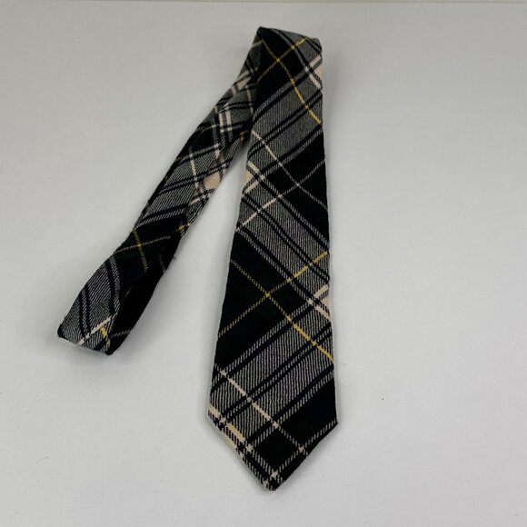 Campbell Dress Tartan Plaid Tie By Lochcarron 100% Wool Mens 56"x3" - Picture 2 of 7